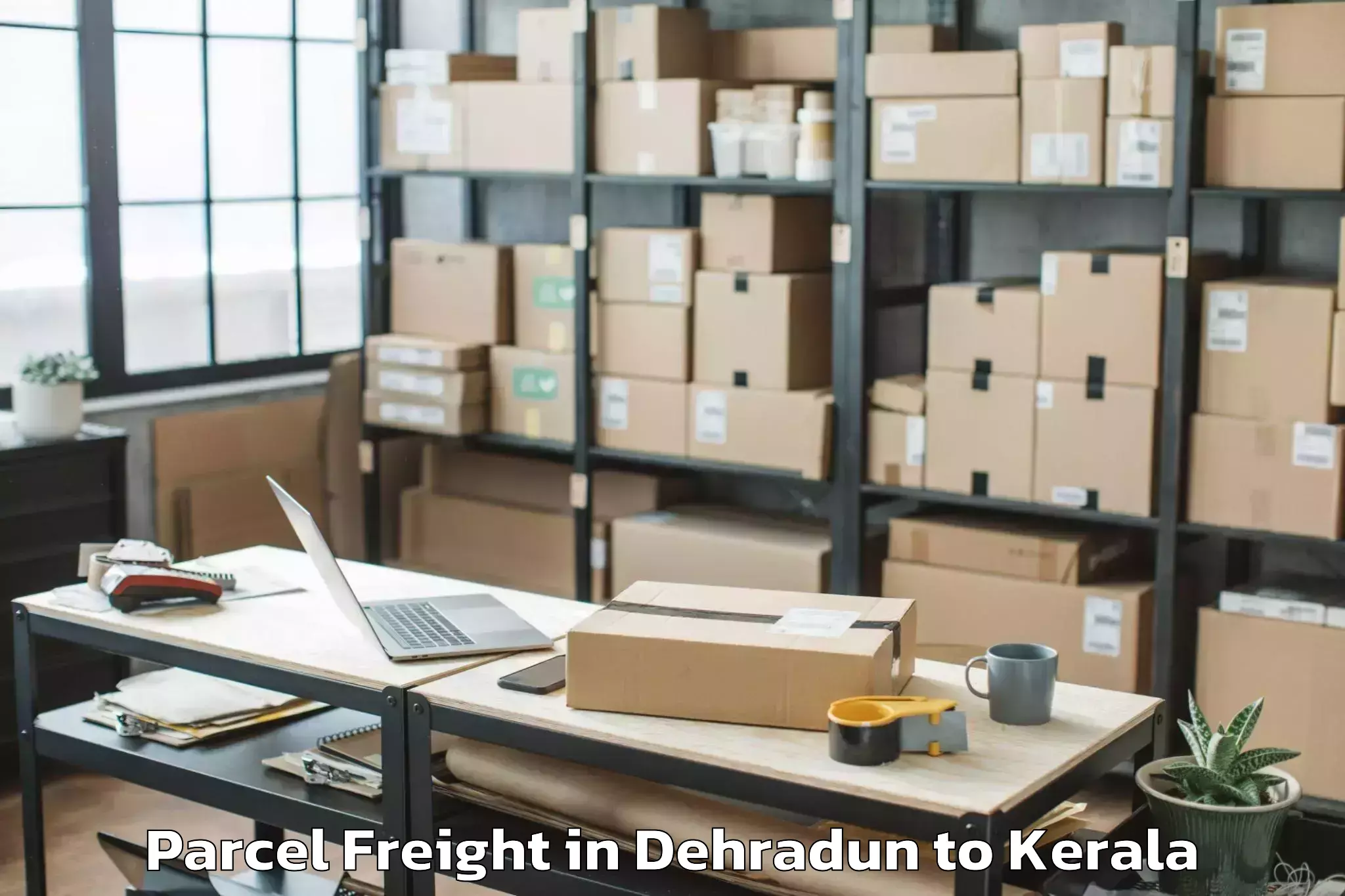 Reliable Dehradun to Ferokh Parcel Freight